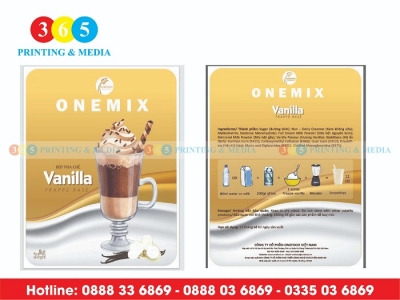 Tem Bột Pha Chế OneMix Vanilla